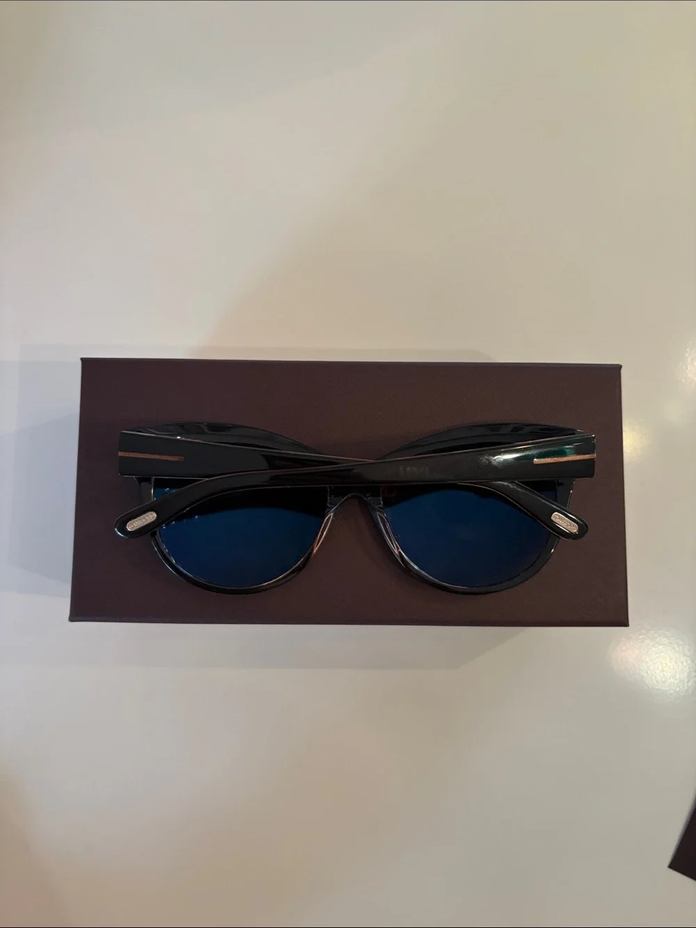 Tom Ford Black Lily 56mm Cat-Eye Sunglasses TF430